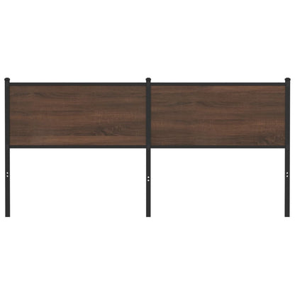 Replace Headboard Brown Oak 180 cm Engineered Wood and Steel