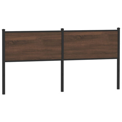 Replace Headboard Brown Oak 180 cm Engineered Wood and Steel