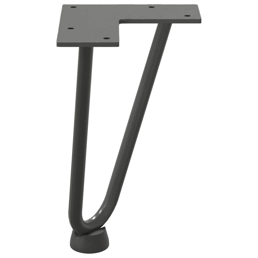 Hairpin Legs for Coffee Table 4 pcs Anthracite 20 cm Solid Steel