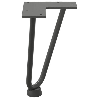 Hairpin Legs for Coffee Table 4 pcs Anthracite 20 cm Solid Steel