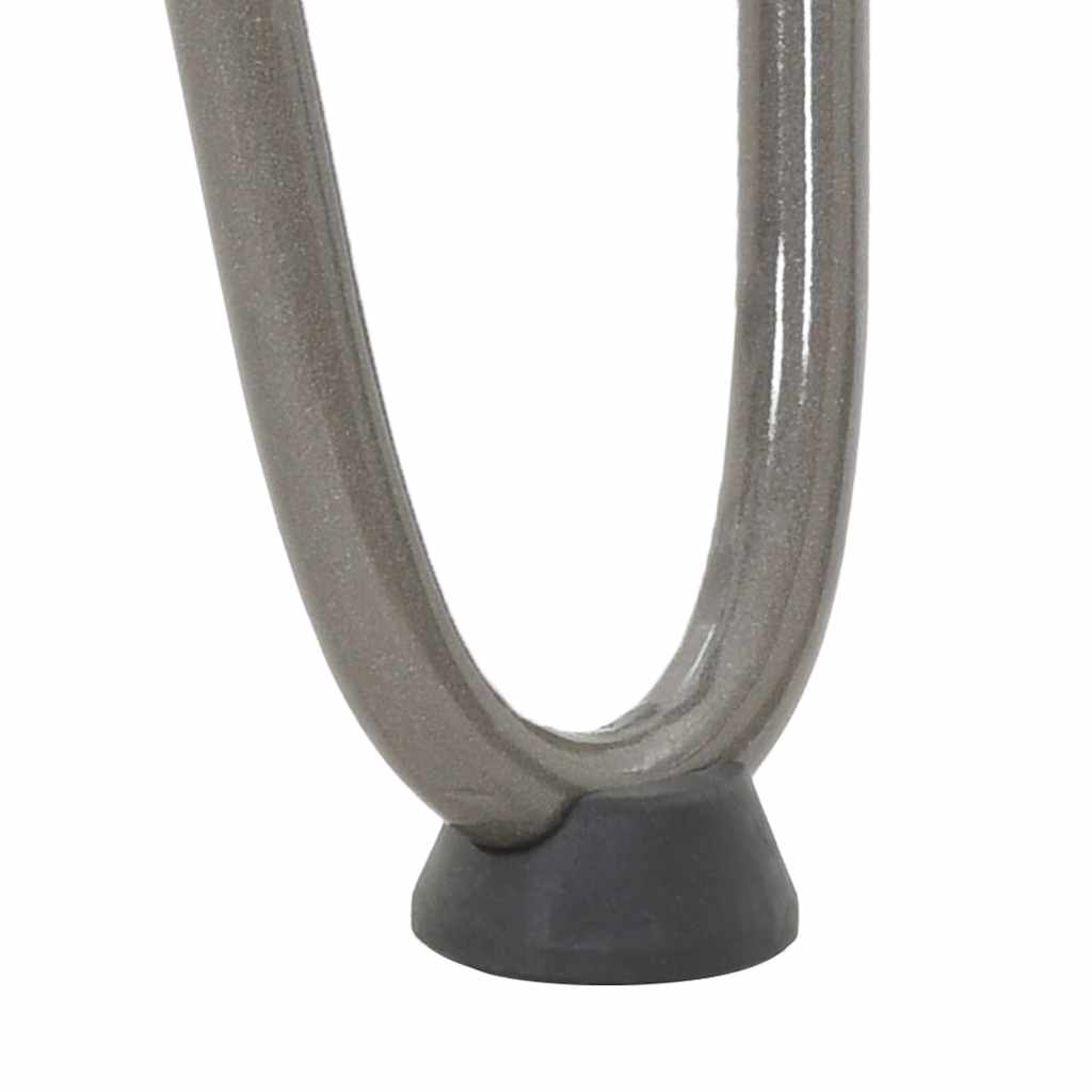 Hairpin Legs for Coffee Table 4 pcs Natural Steel 20 cm Solid Steel