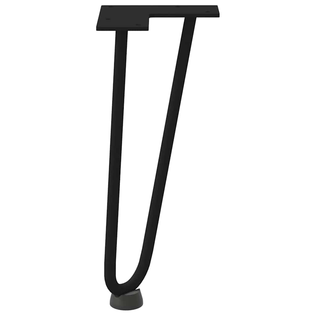 Hairpin Legs for Coffee Table 4 pcs Black 30 cm Solid Steel