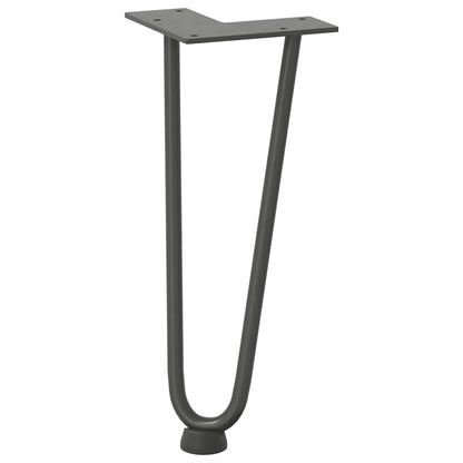 Hairpin Legs for Coffee Table 4 pcs Anthracite 30 cm Solid Steel