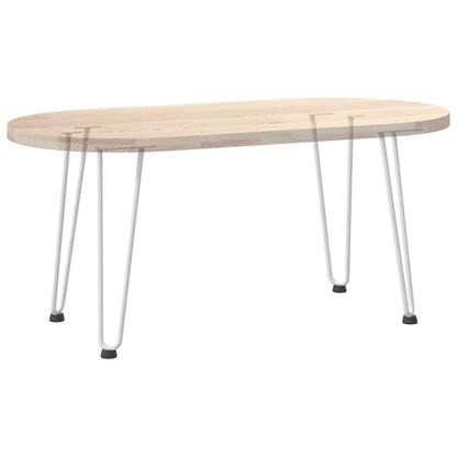 Hairpin Legs for Coffee Table 4 pcs White 42 cm Solid Steel