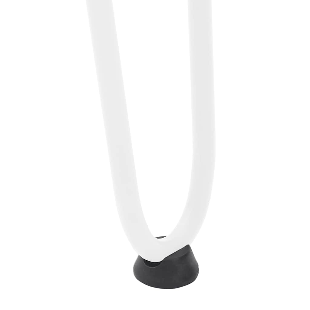 Hairpin Legs for Coffee Table 4 pcs White 42 cm Solid Steel