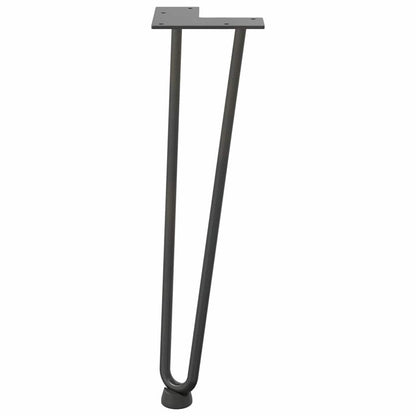 Hairpin Legs for Coffee Table 4 pcs Anthracite 42 cm Solid Steel