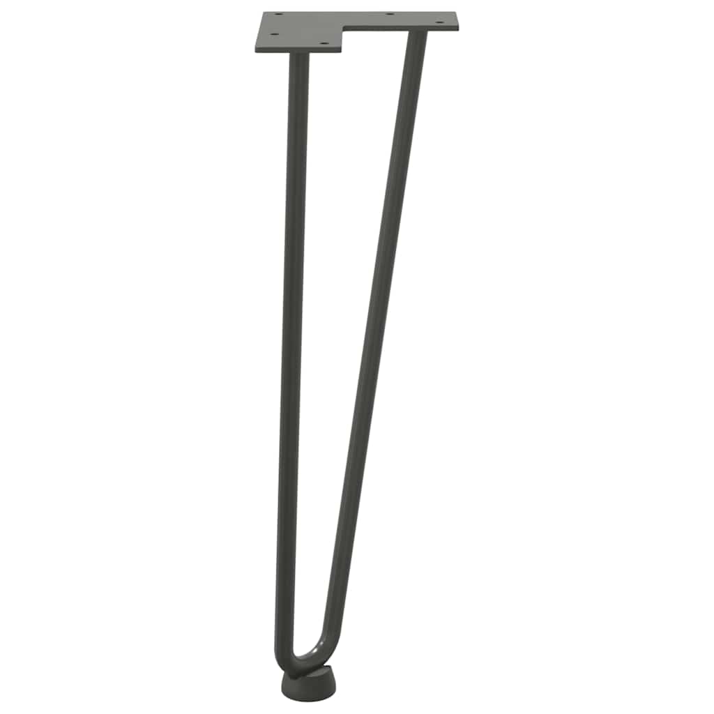 Hairpin Legs for Coffee Table 4 pcs Anthracite 42 cm Solid Steel