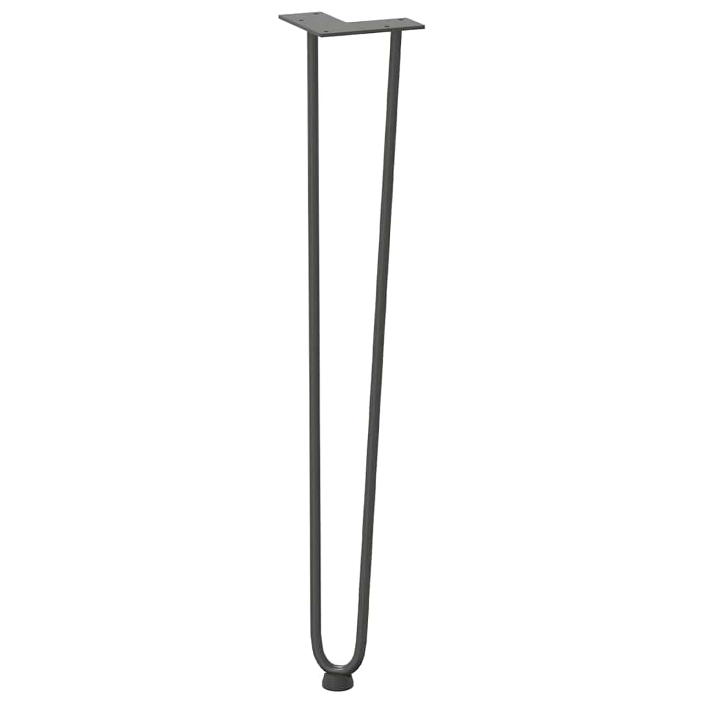 hairpin legs for console tables for Console Table 4 pcs Anthracite 72 cm Solid Steel