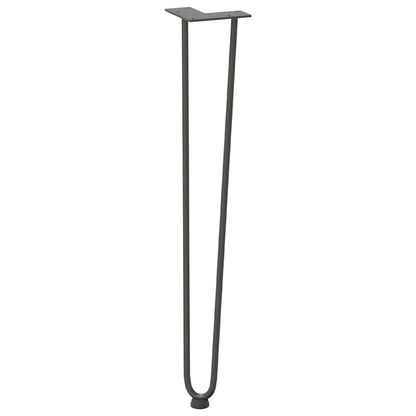 hairpin legs for console tables for Console Table 4 pcs Anthracite 72 cm Solid Steel