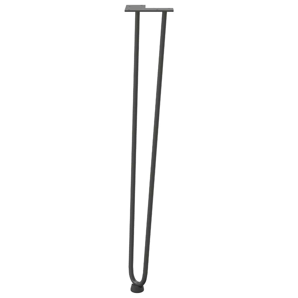 hairpin legs for console tables for Console Table 4 pcs Anthracite 72 cm Solid Steel