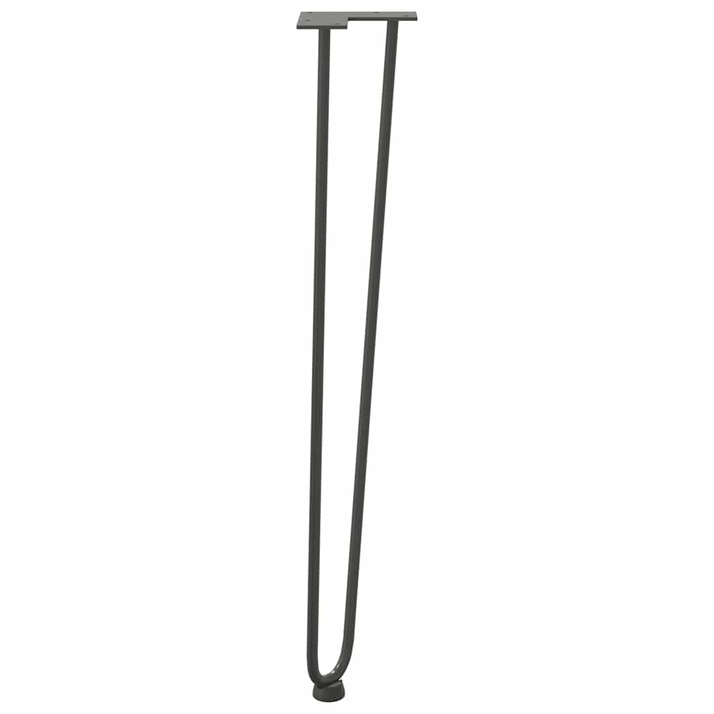 hairpin legs for console tables for Console Table 4 pcs Anthracite 72 cm Solid Steel