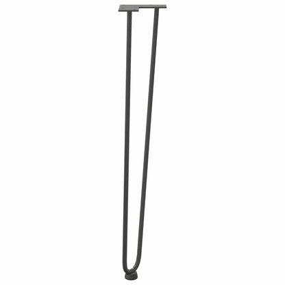 hairpin legs for console tables for Console Table 4 pcs Anthracite 72 cm Solid Steel