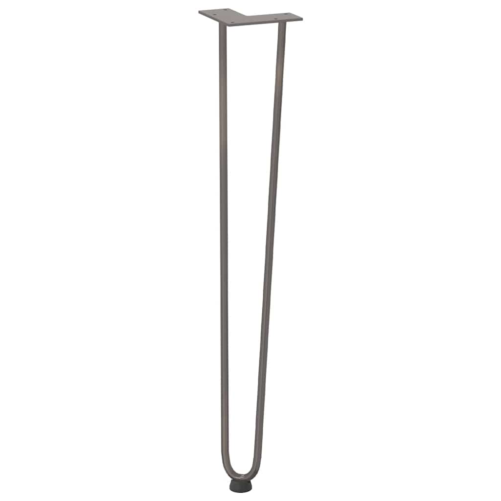 hairpin legs for console tables for Console Table 4 pcs Natural Steel 72 cm Solid Steel