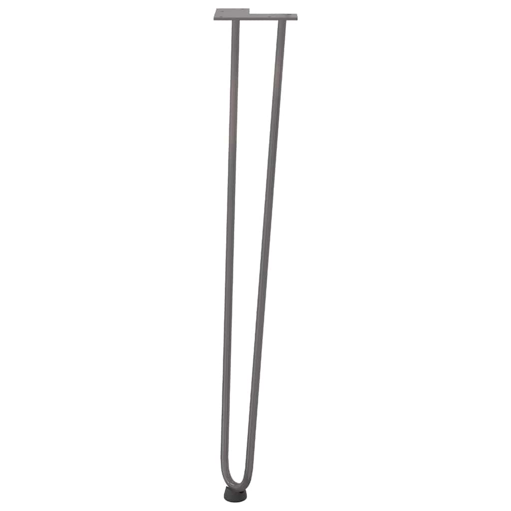 hairpin legs for console tables for Console Table 4 pcs Natural Steel 72 cm Solid Steel