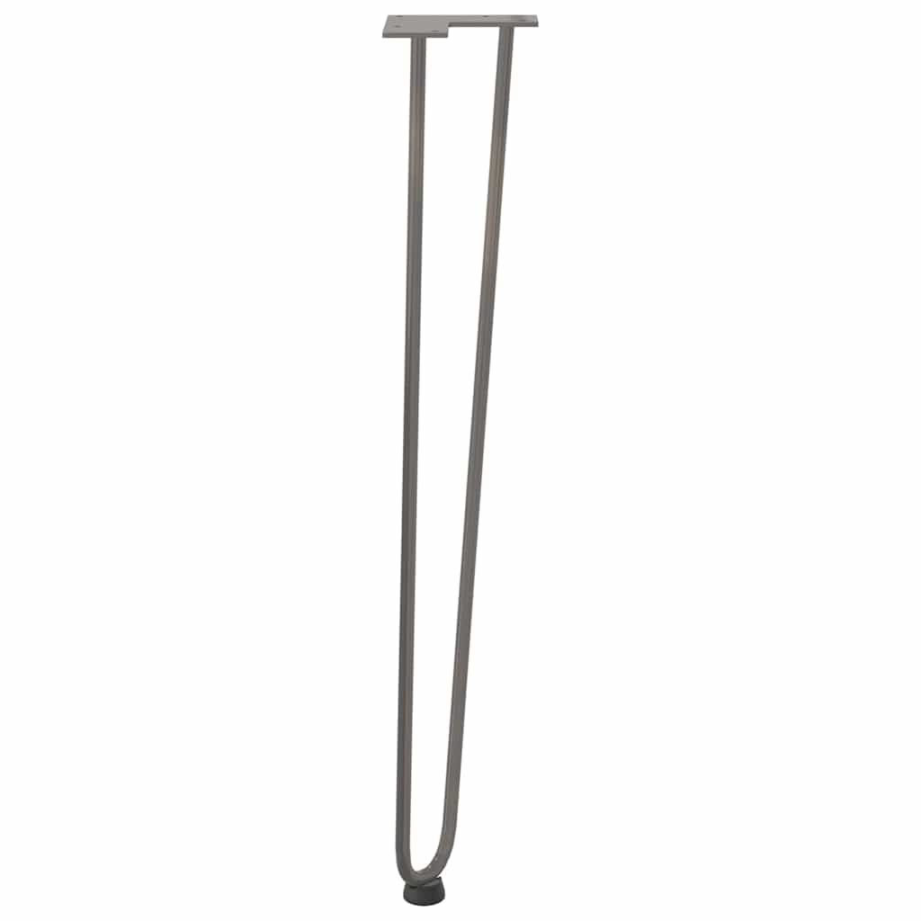 hairpin legs for console tables for Console Table 4 pcs Natural Steel 72 cm Solid Steel