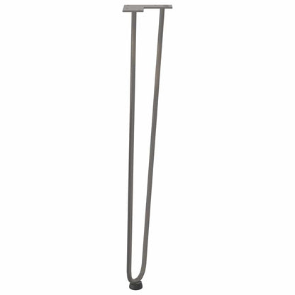 hairpin legs for console tables for Console Table 4 pcs Natural Steel 72 cm Solid Steel