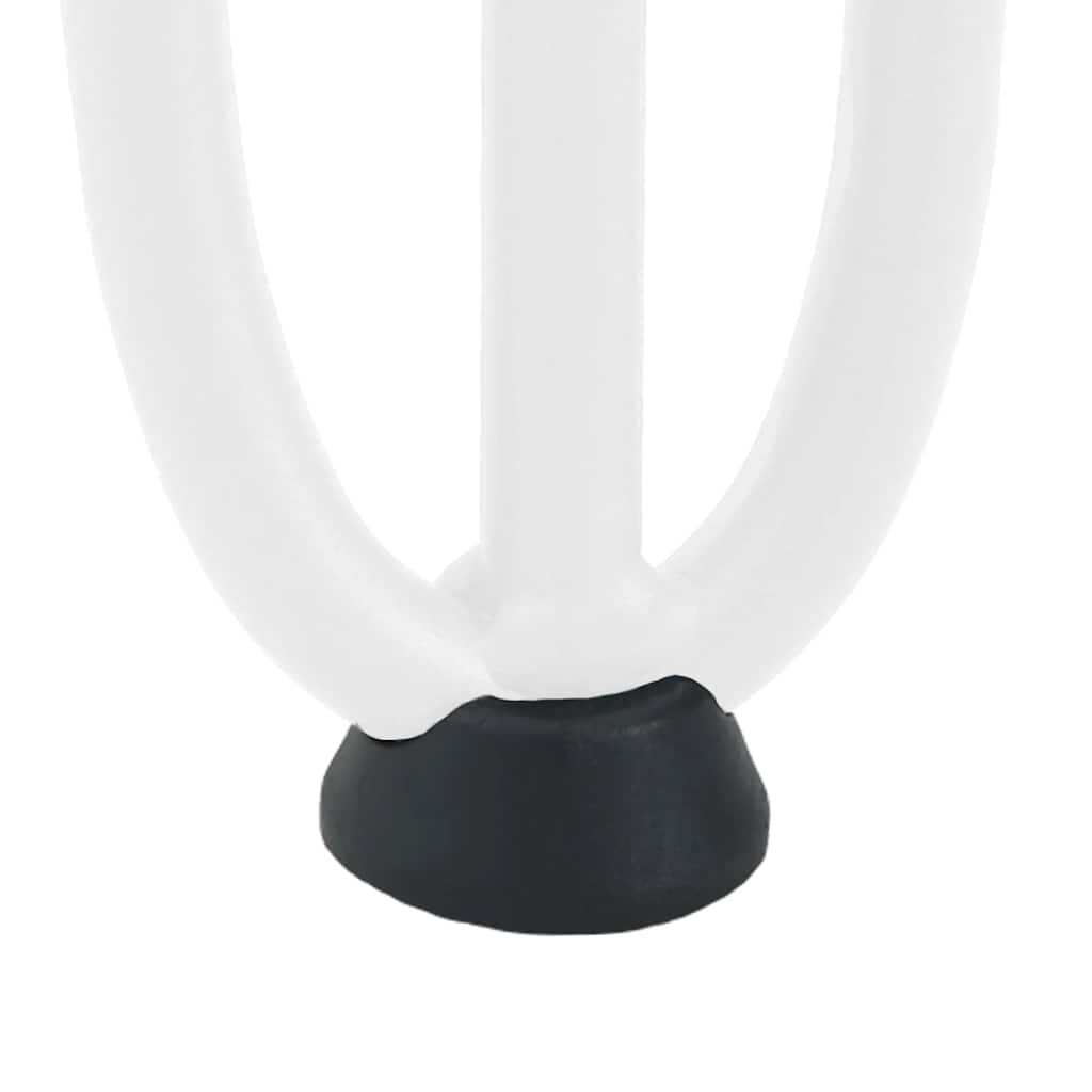 Hairpin Legs for Coffee Table 4 pcs White 10 cm Solid Steel