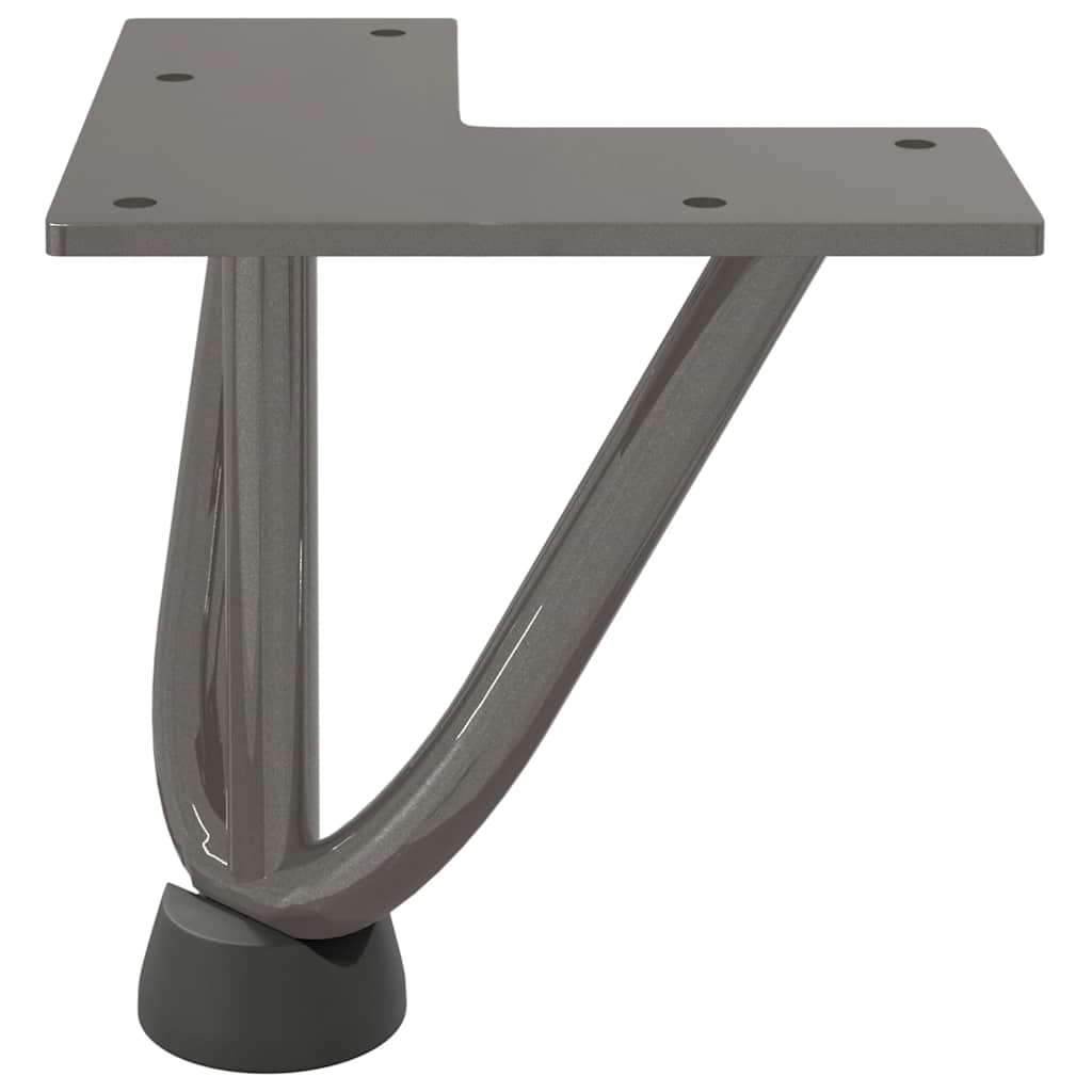Hairpin Legs for Coffee Table 4 pcs Natural Steel 10 cm Solid Steel