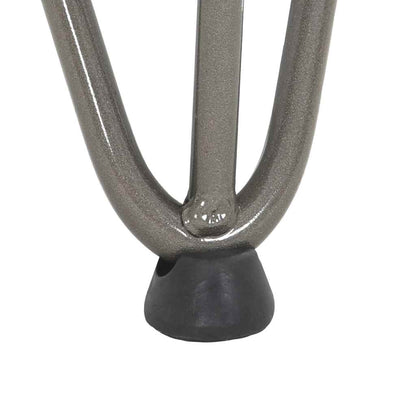 Hairpin Legs for Coffee Table 4 pcs Natural Steel 10 cm Solid Steel