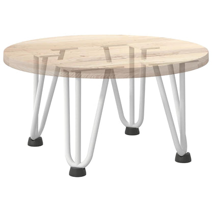 Hairpin Legs for Coffee Table 4 pcs White 20 cm Solid Steel