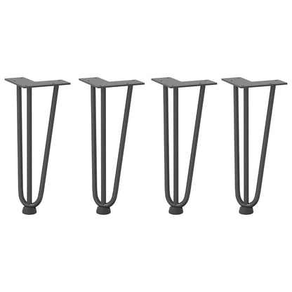 Hairpin Legs for Coffee Table 4 pcs Anthracite 30 cm Solid Steel