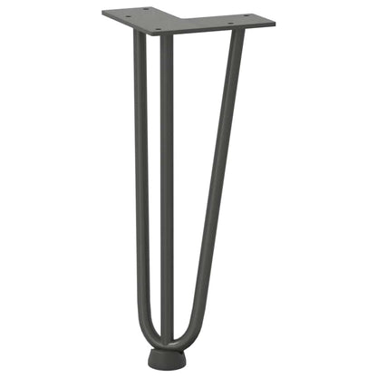 Hairpin Legs for Coffee Table 4 pcs Anthracite 30 cm Solid Steel