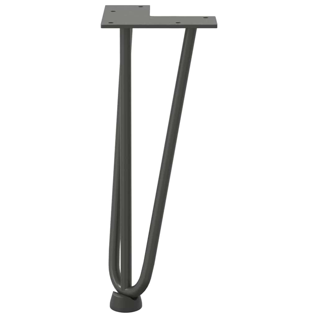 Hairpin Legs for Coffee Table 4 pcs Anthracite 30 cm Solid Steel