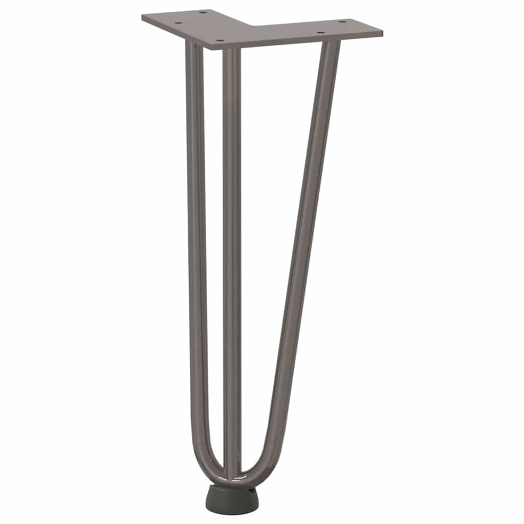 Hairpin Legs for Coffee Table 4 pcs Natural Steel 30 cm Solid Steel