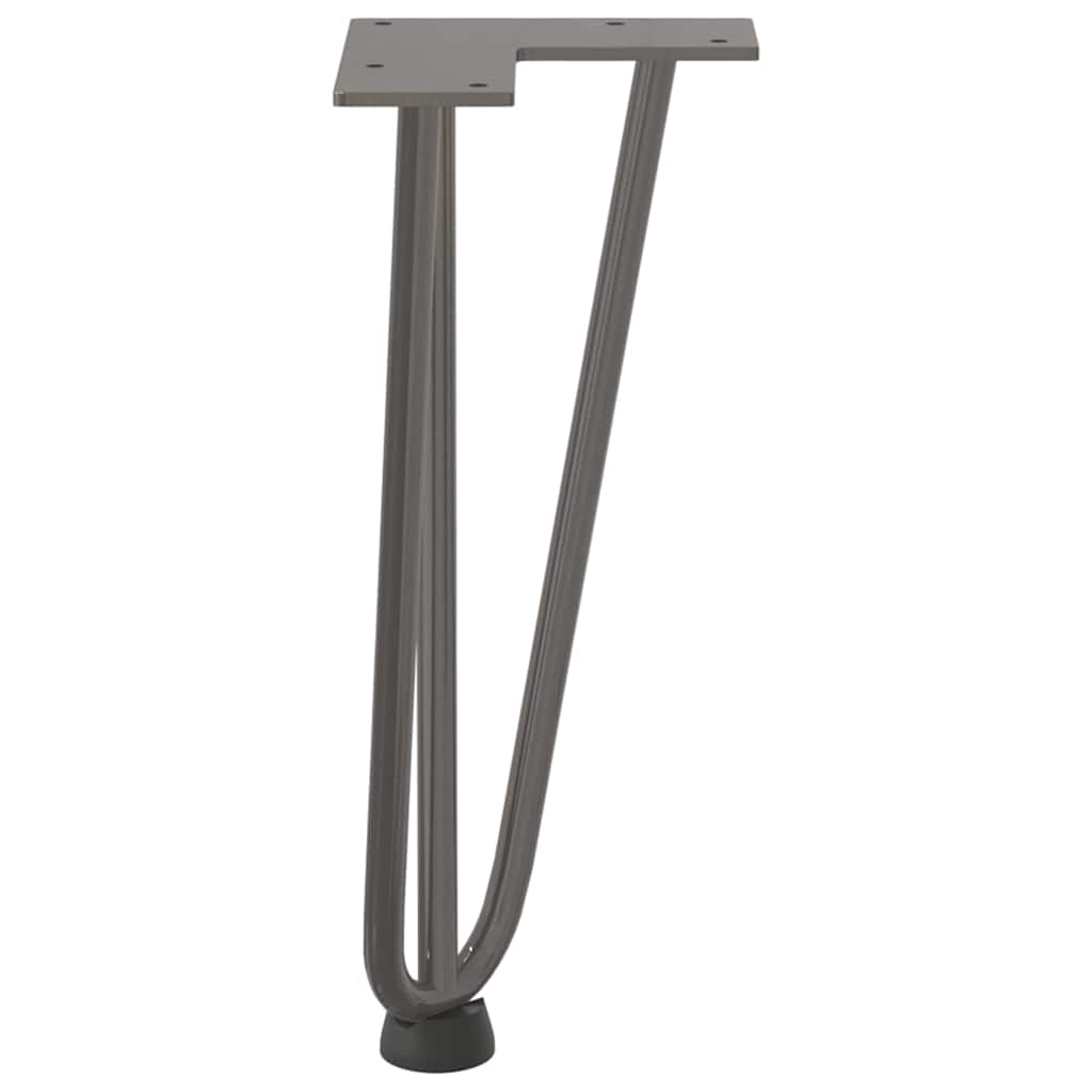 Hairpin Legs for Coffee Table 4 pcs Natural Steel 30 cm Solid Steel