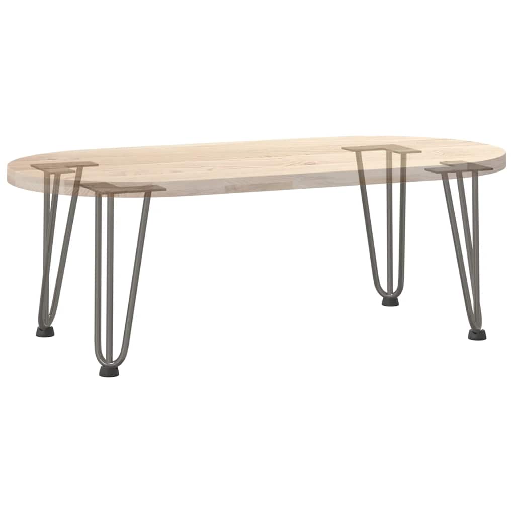 Hairpin Legs for Coffee Table 4 pcs Natural Steel 30 cm Solid Steel