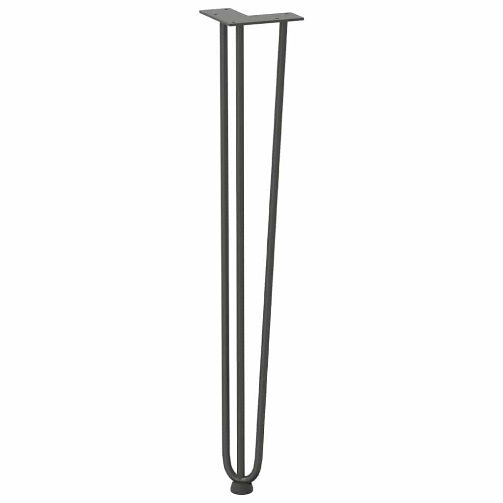 hairpin legs for console tables for Console Table 4 pcs Anthracite 72 cm Solid Steel