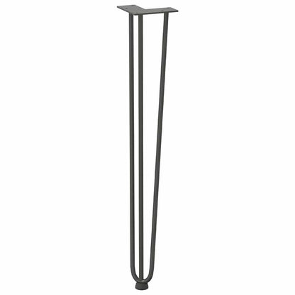 hairpin legs for console tables for Console Table 4 pcs Anthracite 72 cm Solid Steel