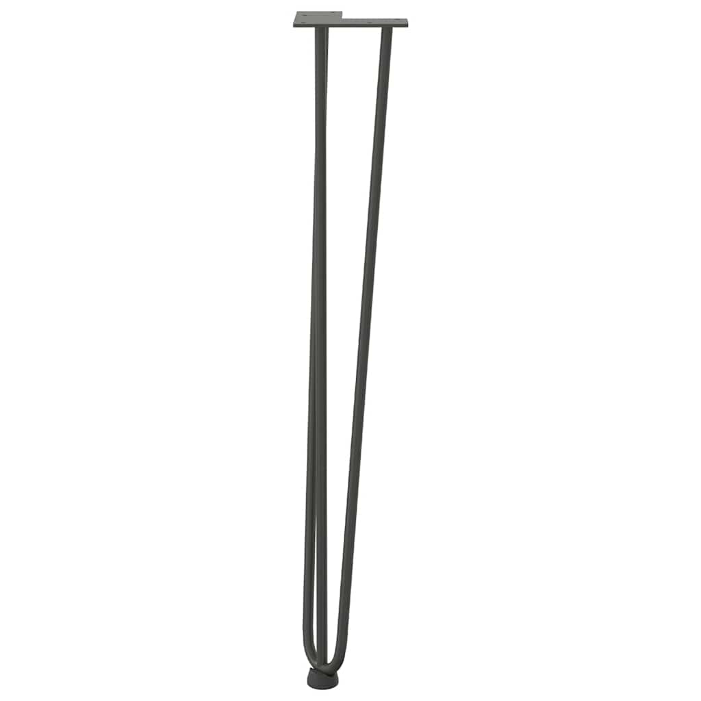 hairpin legs for console tables for Console Table 4 pcs Anthracite 72 cm Solid Steel