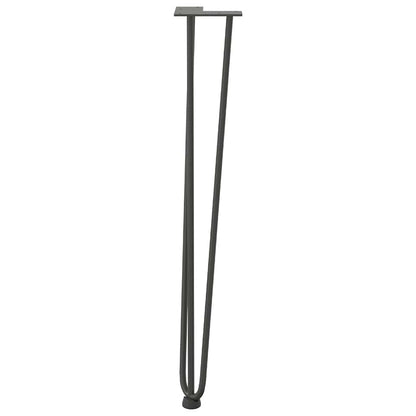 hairpin legs for console tables for Console Table 4 pcs Anthracite 72 cm Solid Steel
