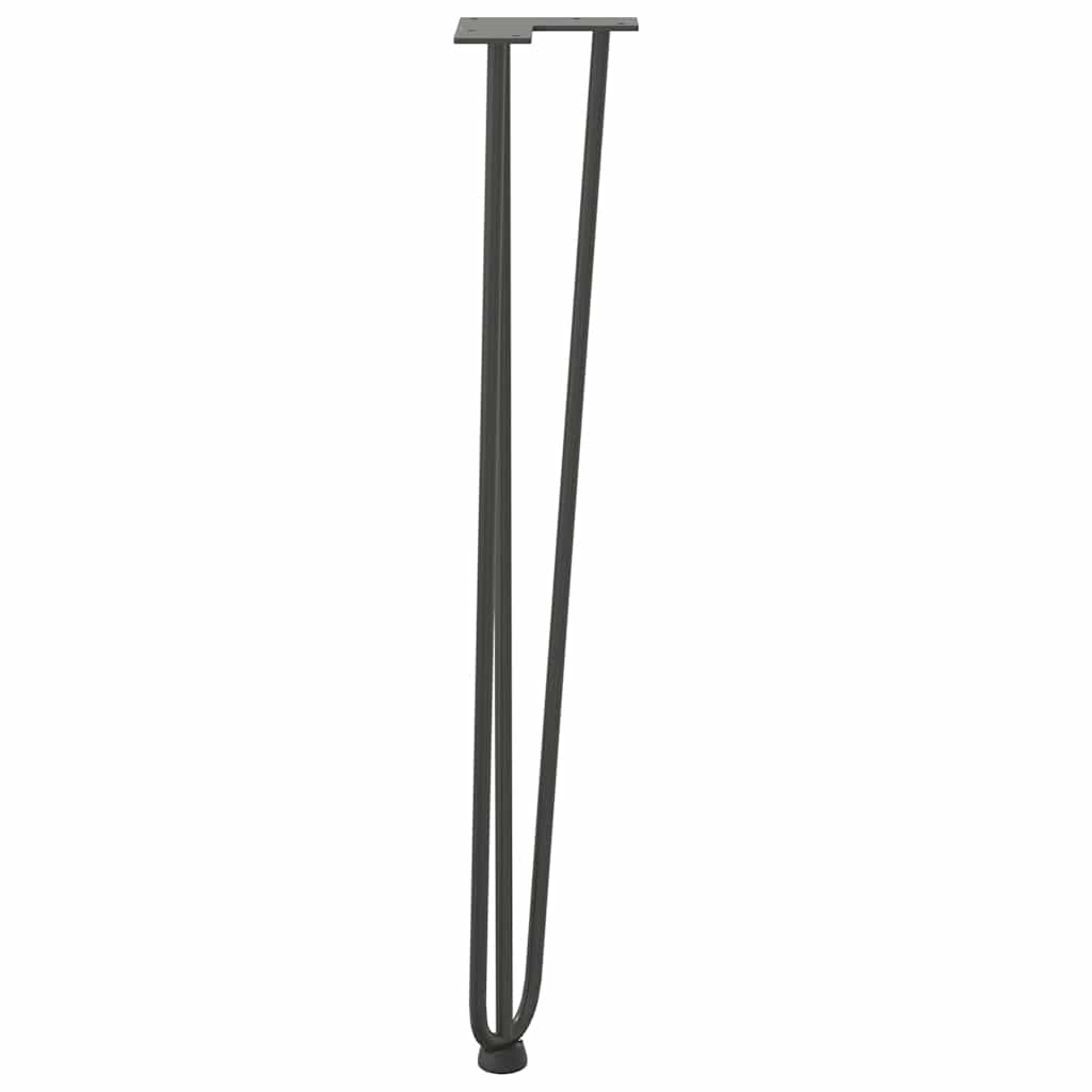 hairpin legs for console tables for Console Table 4 pcs Anthracite 72 cm Solid Steel