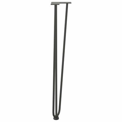 hairpin legs for console tables for Console Table 4 pcs Anthracite 72 cm Solid Steel