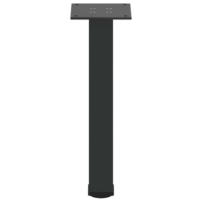 Coffee Table Legs 4 pcs Black 30-32 cm Steel