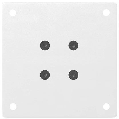 Coffee Table Legs 4 pcs White 30-32 cm Steel