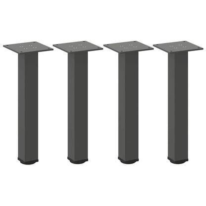 Coffee Table Legs 4 pcs Anthracite 30-32 cm Steel