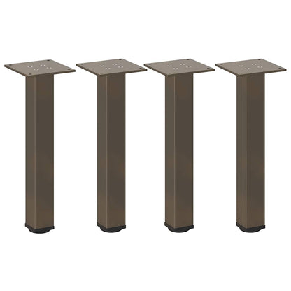 Coffee Table Legs 4 pcs Natural Steel 30-32 cm Steel