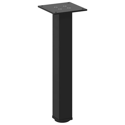 Coffee Table Legs 4 pcs Black 42-44 cm Steel