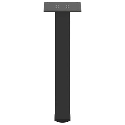 Coffee Table Legs 4 pcs Black 42-44 cm Steel