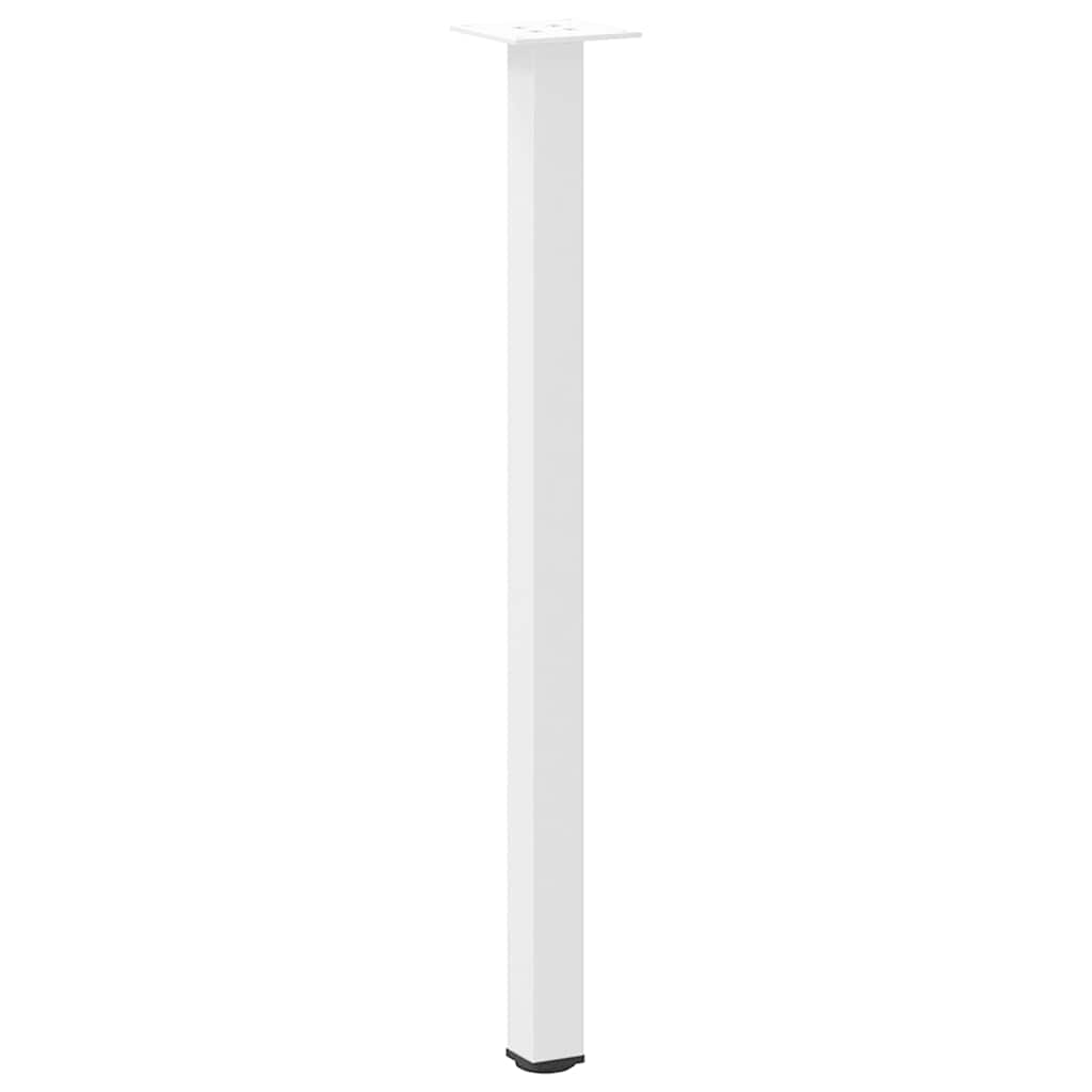 Console Table Legs 4 pcs White 72-74 cm Steel