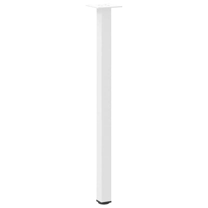 Console Table Legs 4 pcs White 72-74 cm Steel