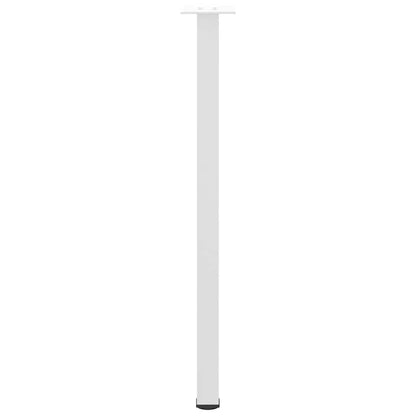 Console Table Legs 4 pcs White 72-74 cm Steel