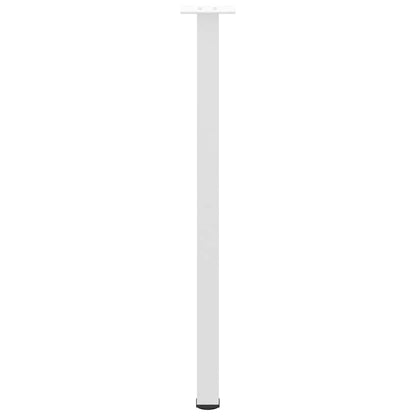 Console Table Legs 4 pcs White 72-74 cm Steel