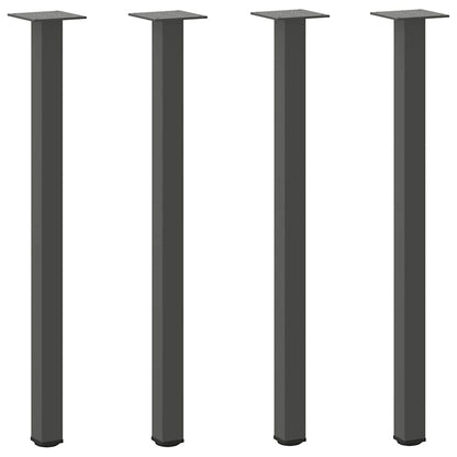Console Table Legs 4 pcs Anthracite 72-74 cm Steel