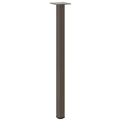 Console Table Legs 4 pcs Natural Steel 72-74 cm Steel