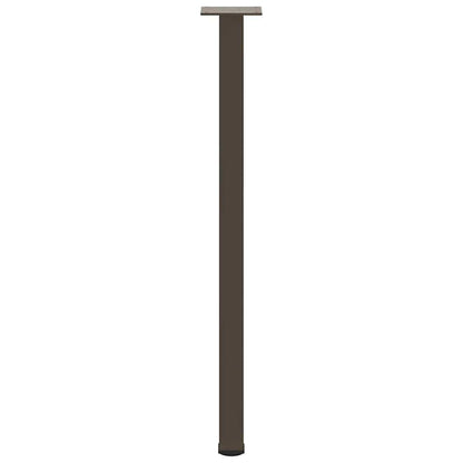 Console Table Legs 4 pcs Natural Steel 72-74 cm Steel