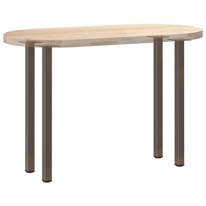 Console Table Legs 4 pcs Natural Steel 72-74 cm Steel